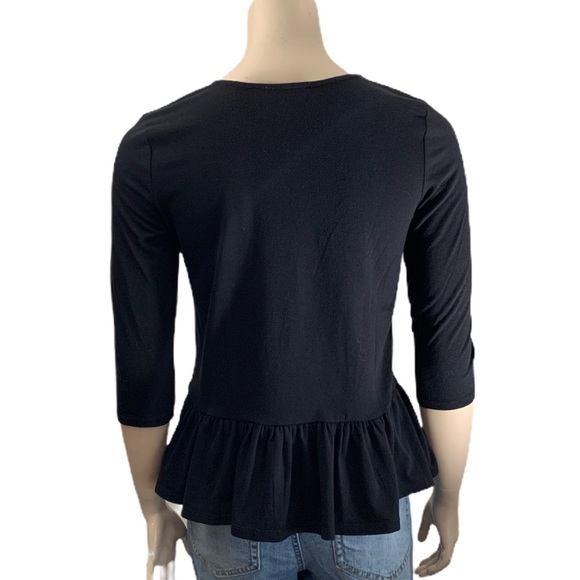3/$30 - Urban Heritage Top with Ruffled Hem Size S - Picture 2 of 7
